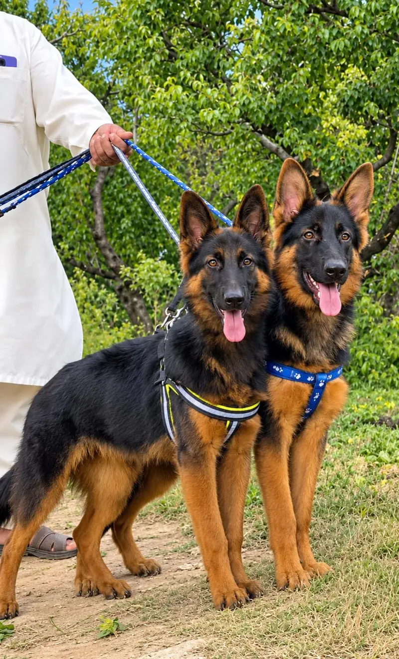 German Shepherd long coat Pair — photo 3