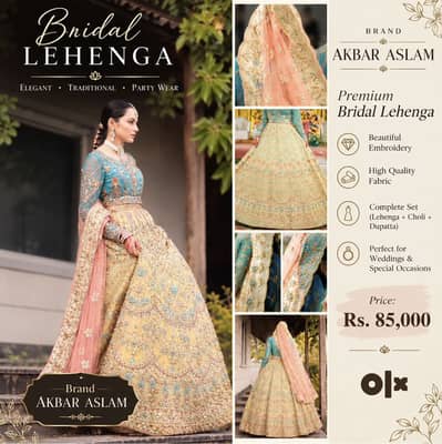 Akbar Aslam Bridal Dress