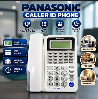 Panasonic KX-TSC906CID Caller ID Corded Landline Phone