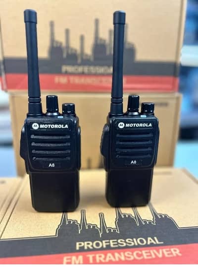 Motorola A8 Walkie Talkie Two-Way Wireless 4-5km Range 5000mAh Battery
