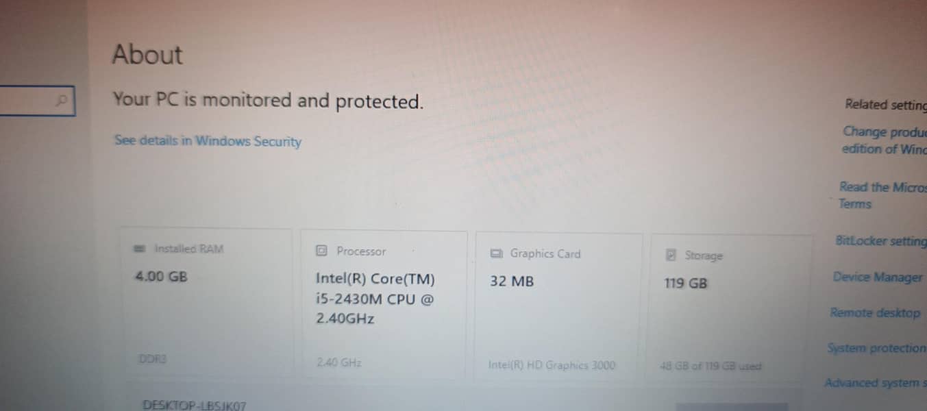 Dell leptop E5420 1