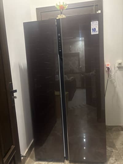 Haier double door Frige with freezer