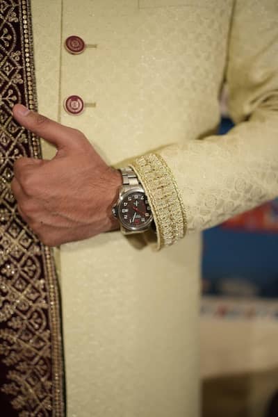 Sherwani with Kulla & Valvet Shawl