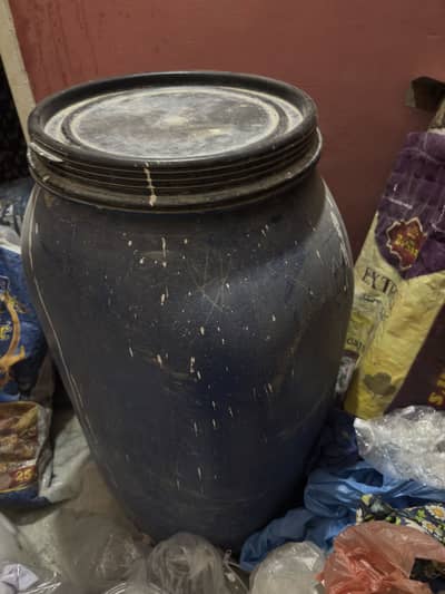 Urgent: Big blue drum 100 Ltrs 2500PKR