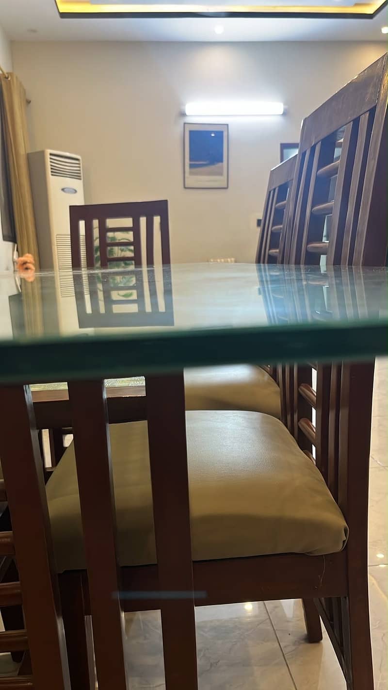 Dining table with 6 chairs 2