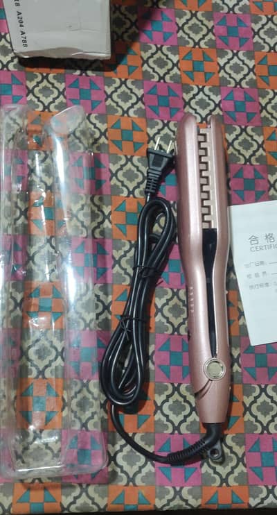 2-in-1 Twist Hair Curler and Straightener /Hair Crimper / Styling Iron