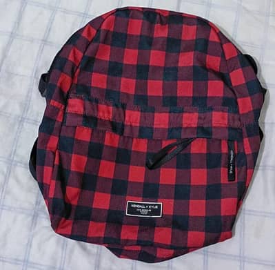 Kendall + Kylie Original Backpack – Red & Black Check