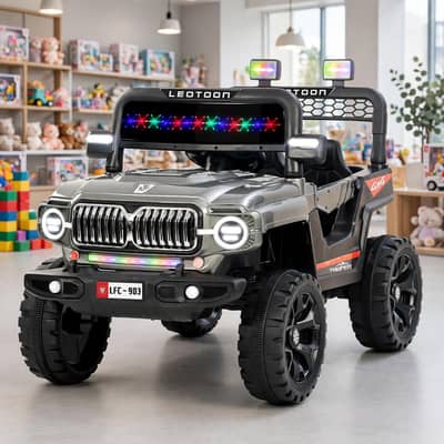 `Kids Electric Ride On Jeep Car 12V With Remote Control - New`