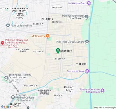 PHASE 7 Y BLOCK NEAR# 2737 TWO KANAL PLOTS