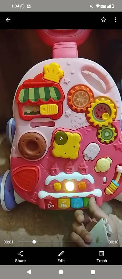 walker and activity table