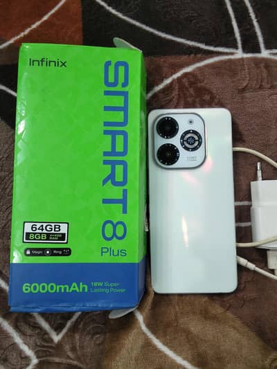 Infinix Smart 8 Plus completely box no open