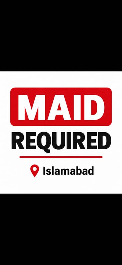 LADY WAITER REQUIRED IN ISLAMABAD