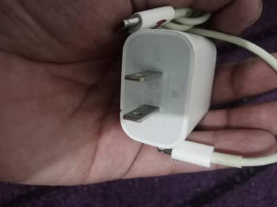 apple 20 watt original charger with original cable for 14 pro max