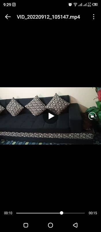 L shApe sofa set 1