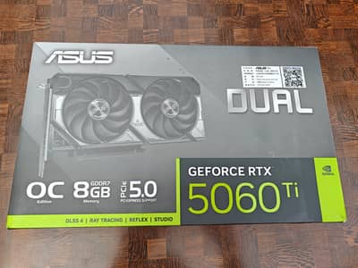 ASUS Dual GeForce RTX 5060 Ti OC 8GB GDDR7 – Brand New