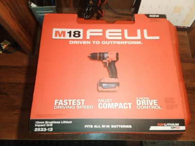 Milwaukee Cordless Drill and Grinder