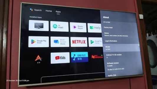 changhan ruba 55" android led tv