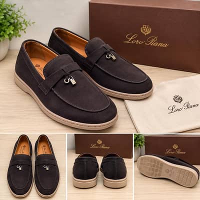 Brands new Men's Dark Brown (loro Piana) size 43