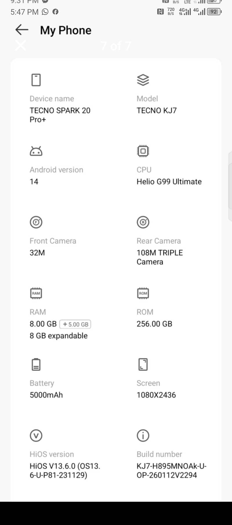 Tecno Spark 20 Pro Plus 2