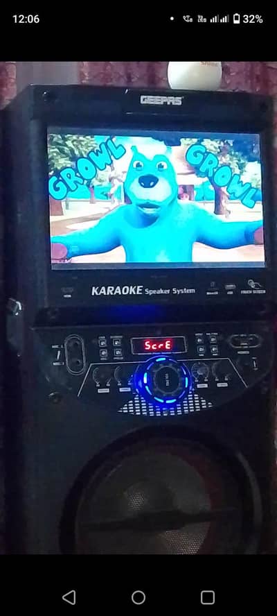 karaoke touch screen Bluetooth speaker