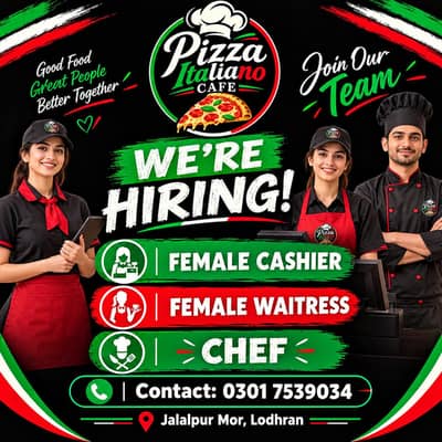 chef waiters and cashiers