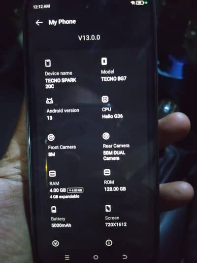 Tecno Spark 20C