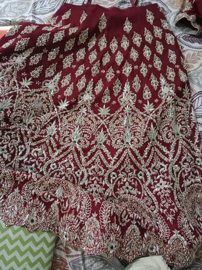 bridal lhnga meroon color