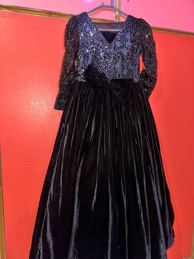black maxi frock