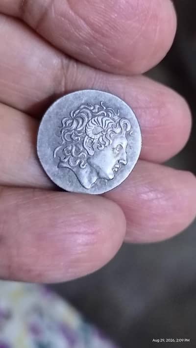 Ancient IndoGreek Coin, Old & Rare Greek Coin, Antique Greek Coins,