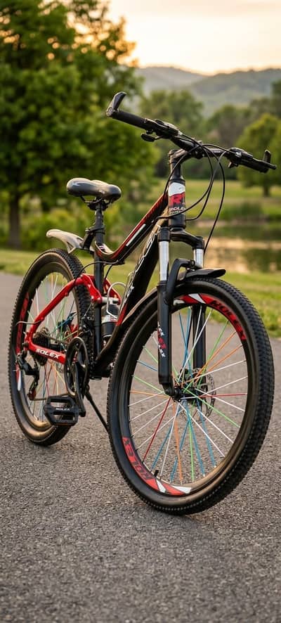 Italian Rolex Gears Double suspension like new cycle