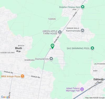 6 Marla Residential Plot for Sale Kashmir Block, Diamond City Sialkot