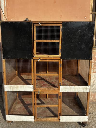 Cage for Chicks and Hens Available(3 portion)