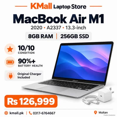 Apple MacBook Air M1 8GB 256GB | 10/10 Condition | Original Charger