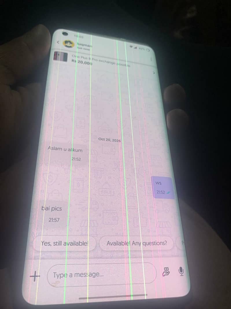 One Plus 8 Pro exchange possible 0