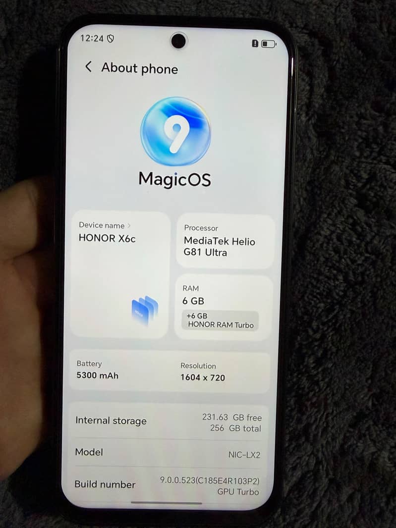 Honor x6C 10