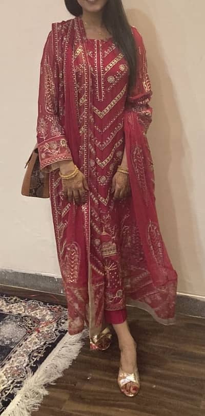 Chiffon formal dress