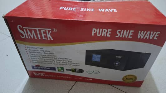 SIMTEK 1200VA/12V Pure Sine Wave Inverter UPS (4 Fans + 4 Load Lights)