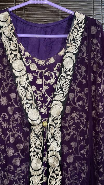 Fully embroided gown