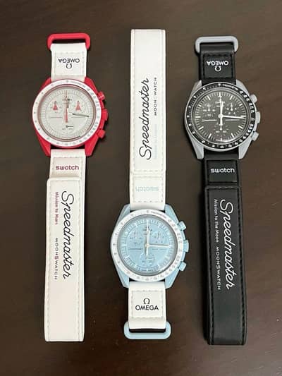 OMEGA AND SWATCH CORNOGRAPH BEAUTIFUL WATCHES