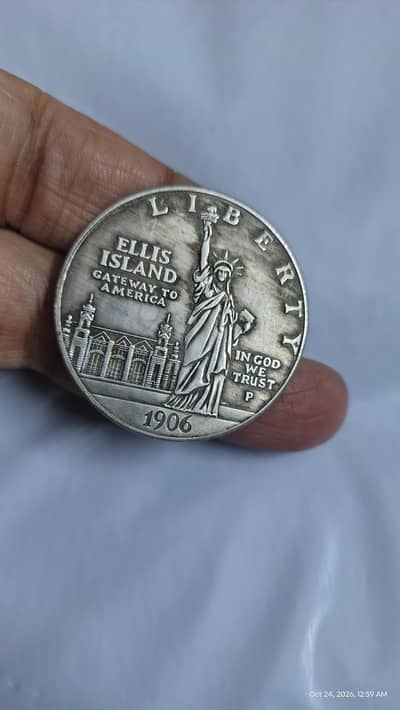 USA 1906 ONE DOLLAR ANTIQUE COIN, USA OLD & RARE COIN, USA COLLECTABLE