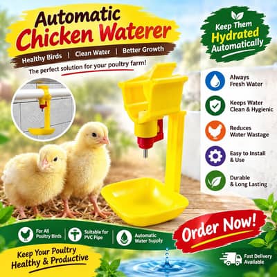Automatic water nipples