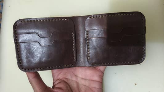 leather wallet hand made