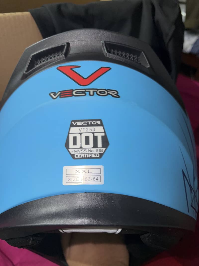 Vector dot approved helmet 6