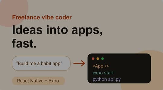 Vibe coding, web application, mobile apps