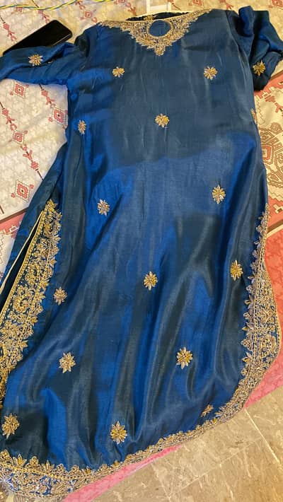 1 day used Zinc embroidery shirt with trouser and sharara