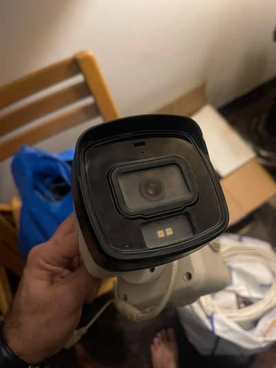 Dahua IP CCTV security camera with audio recording