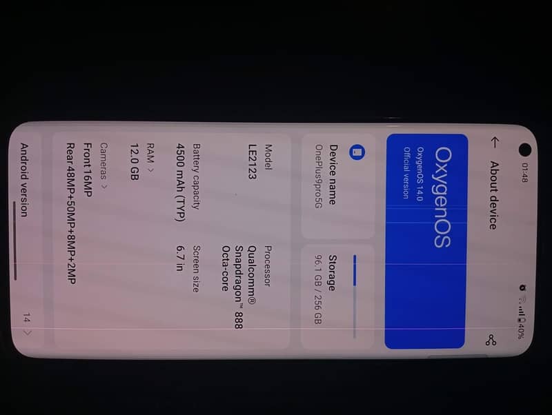 One Plus 9pro5G 3