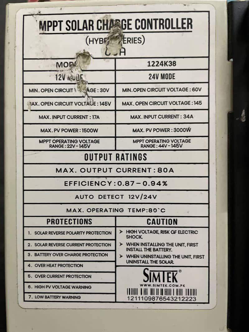 simtek mppt charge controller 1