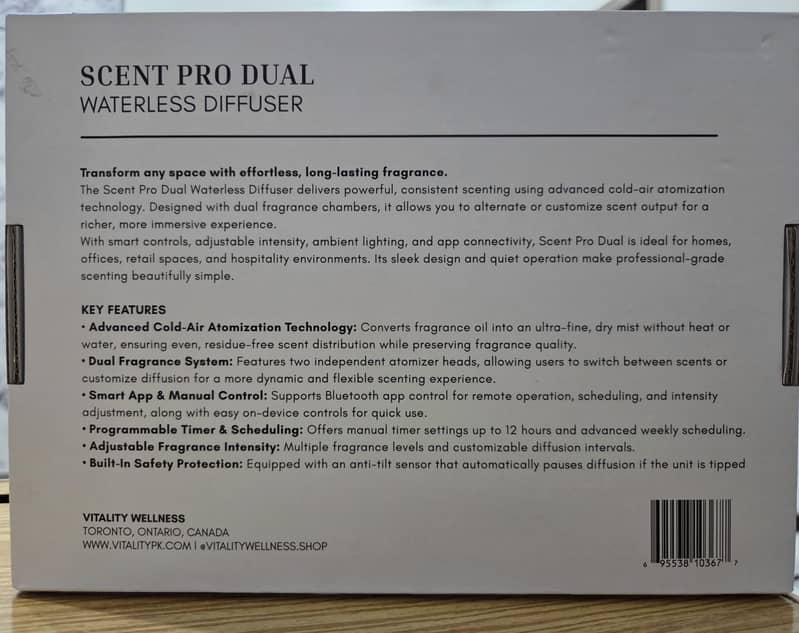 Vitality Scent Pro Dual Diffuser 4