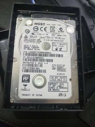 HGST 500 gb SATA for sale